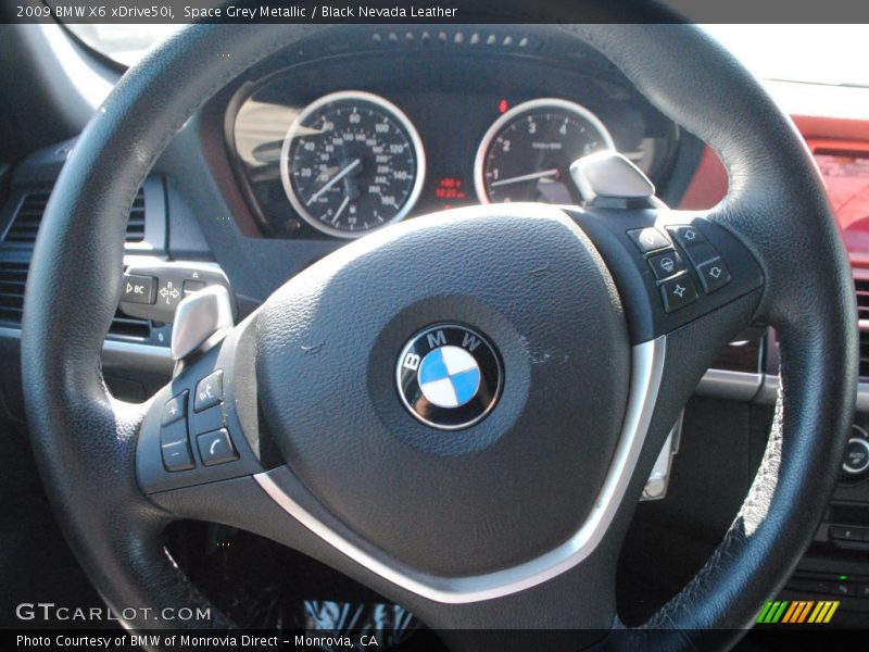 Space Grey Metallic / Black Nevada Leather 2009 BMW X6 xDrive50i