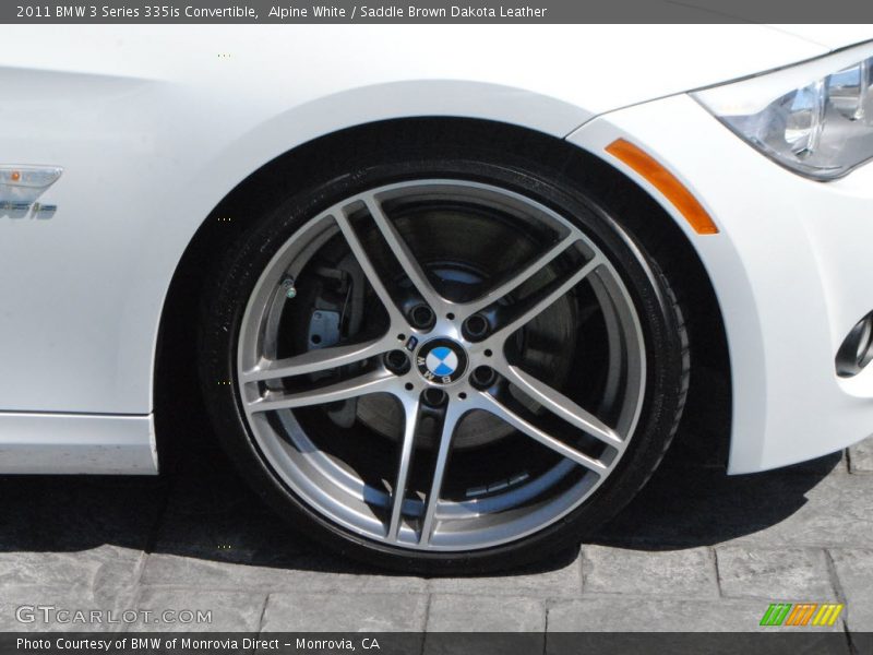 Alpine White / Saddle Brown Dakota Leather 2011 BMW 3 Series 335is Convertible