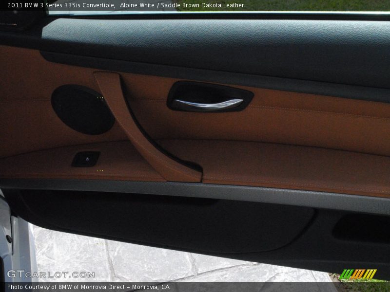 Alpine White / Saddle Brown Dakota Leather 2011 BMW 3 Series 335is Convertible