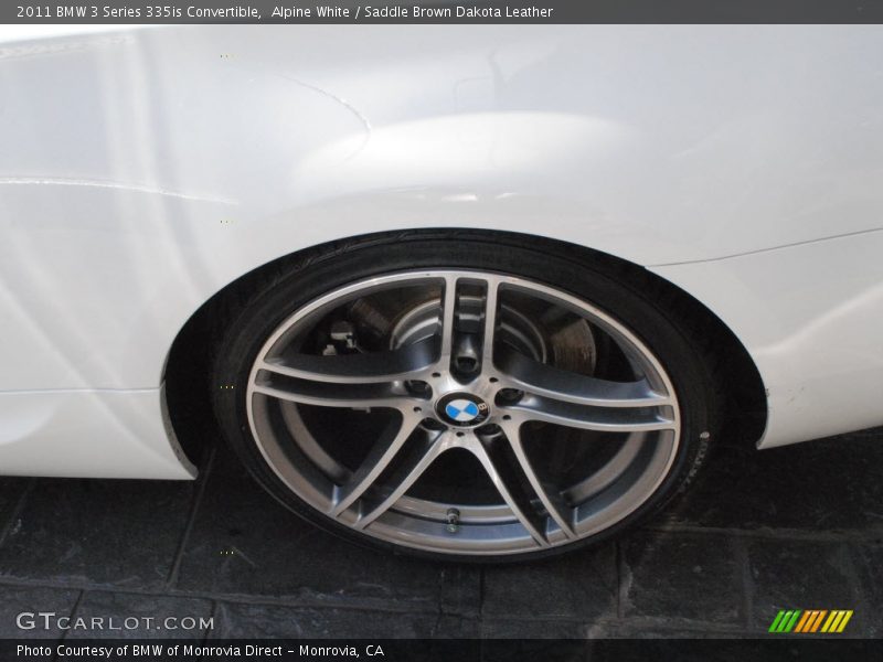Alpine White / Saddle Brown Dakota Leather 2011 BMW 3 Series 335is Convertible