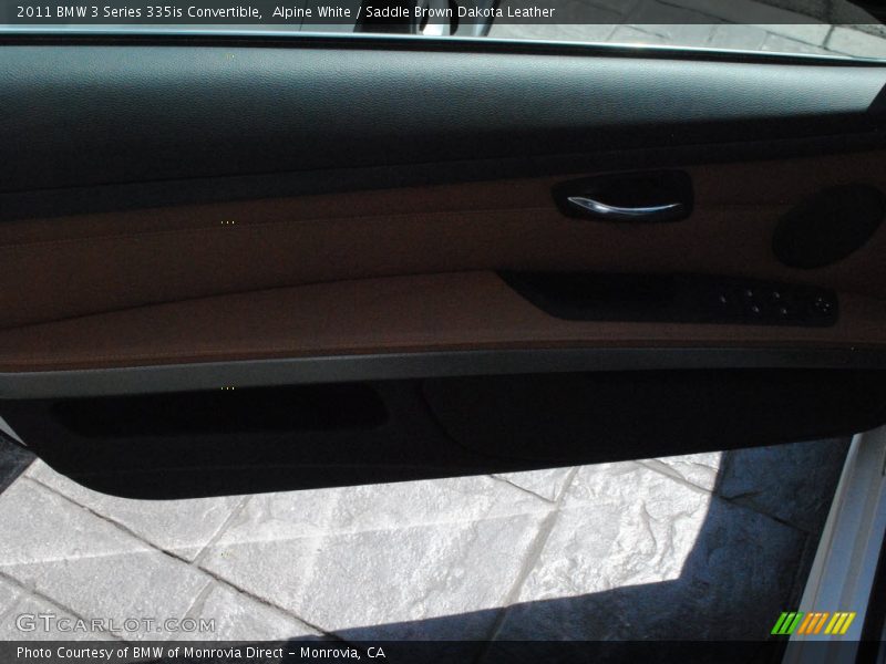 Alpine White / Saddle Brown Dakota Leather 2011 BMW 3 Series 335is Convertible