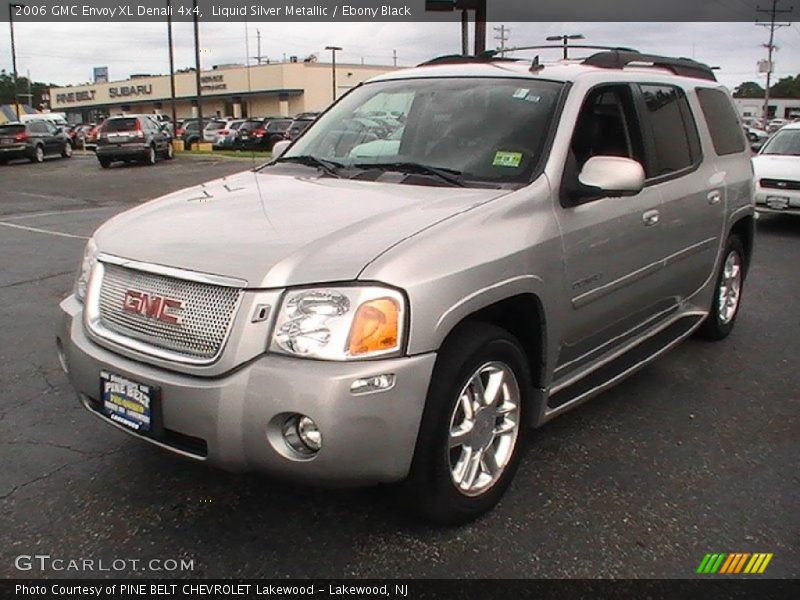 Liquid Silver Metallic / Ebony Black 2006 GMC Envoy XL Denali 4x4