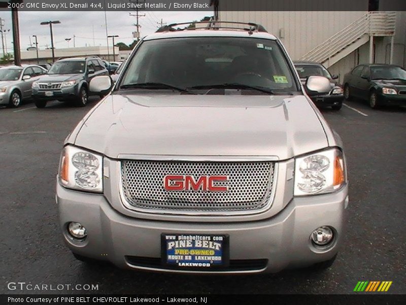 Liquid Silver Metallic / Ebony Black 2006 GMC Envoy XL Denali 4x4