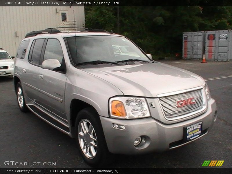 Liquid Silver Metallic / Ebony Black 2006 GMC Envoy XL Denali 4x4
