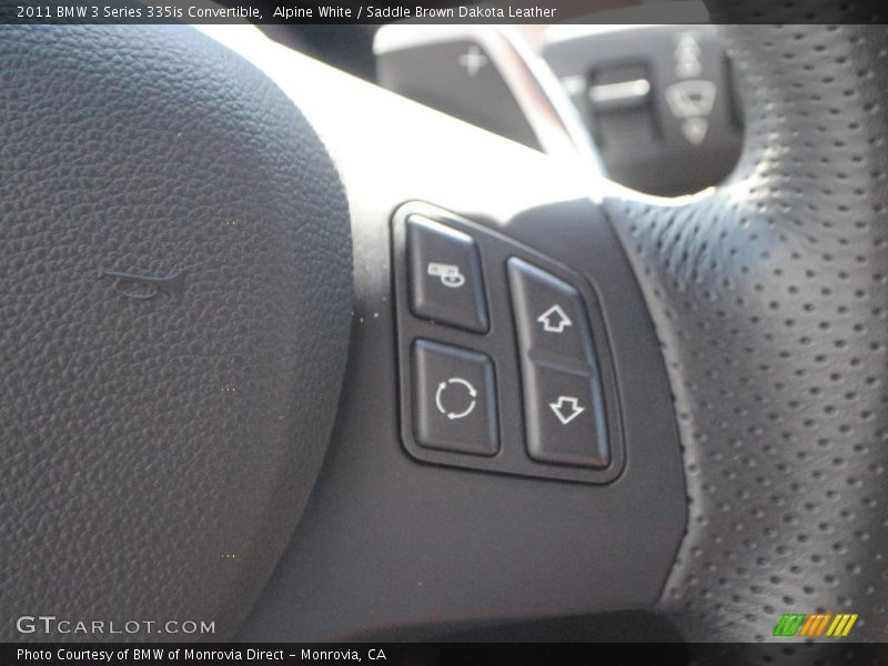 Alpine White / Saddle Brown Dakota Leather 2011 BMW 3 Series 335is Convertible
