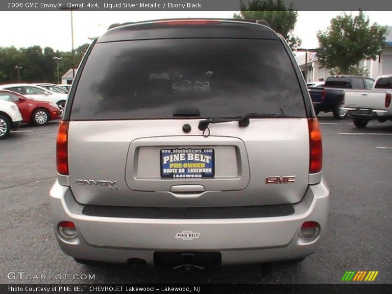 Liquid Silver Metallic / Ebony Black 2006 GMC Envoy XL Denali 4x4