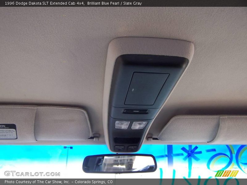 Brilliant Blue Pearl / Slate Gray 1996 Dodge Dakota SLT Extended Cab 4x4