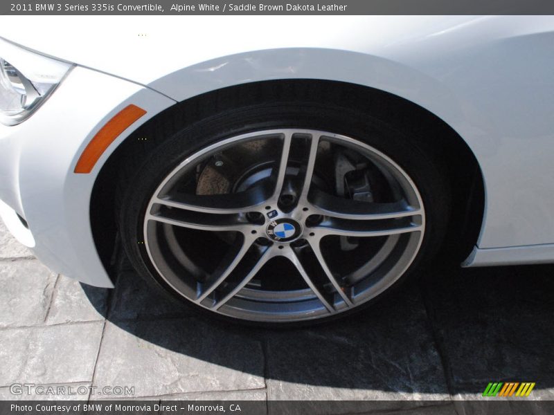 Alpine White / Saddle Brown Dakota Leather 2011 BMW 3 Series 335is Convertible