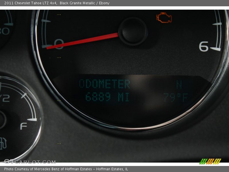 Black Granite Metallic / Ebony 2011 Chevrolet Tahoe LTZ 4x4