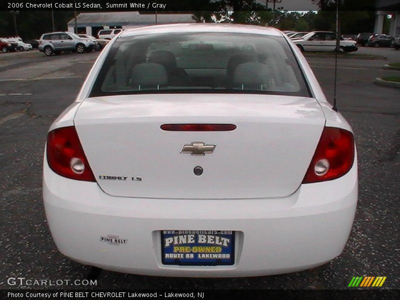 Summit White / Gray 2006 Chevrolet Cobalt LS Sedan