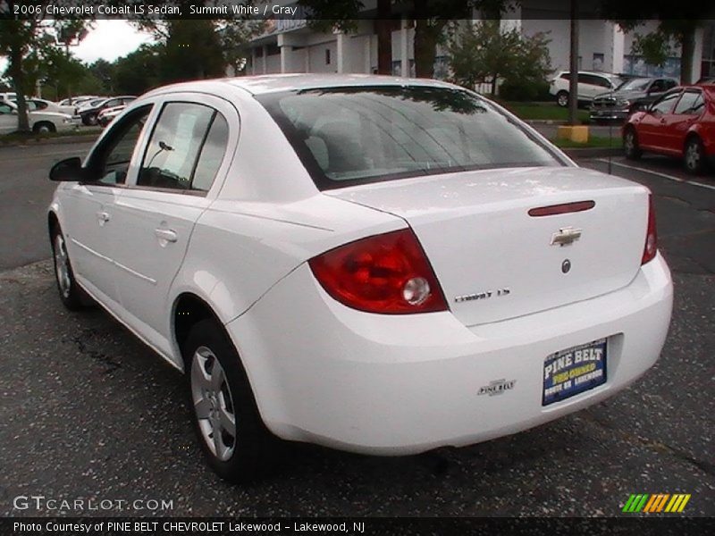 Summit White / Gray 2006 Chevrolet Cobalt LS Sedan