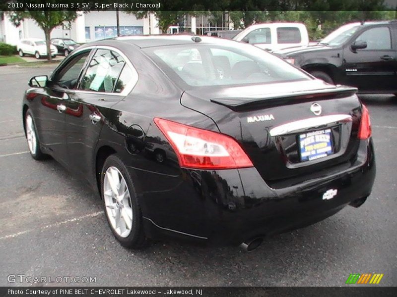 Super Black / Charcoal 2010 Nissan Maxima 3.5 SV