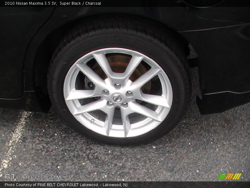 Super Black / Charcoal 2010 Nissan Maxima 3.5 SV
