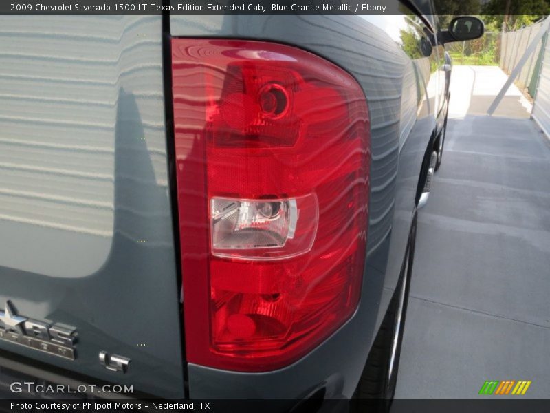 Blue Granite Metallic / Ebony 2009 Chevrolet Silverado 1500 LT Texas Edition Extended Cab