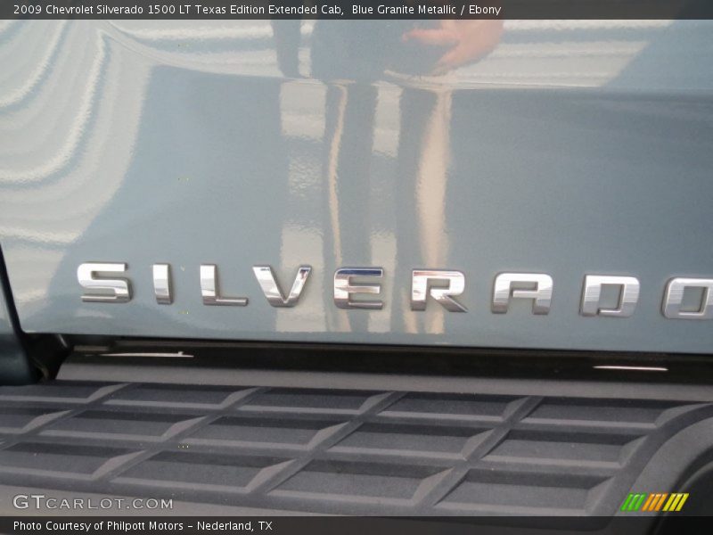 Blue Granite Metallic / Ebony 2009 Chevrolet Silverado 1500 LT Texas Edition Extended Cab