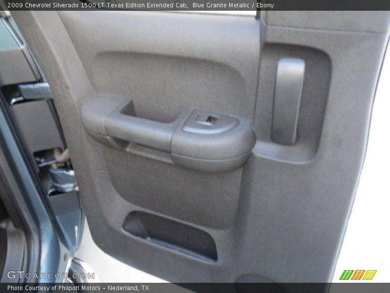 Blue Granite Metallic / Ebony 2009 Chevrolet Silverado 1500 LT Texas Edition Extended Cab