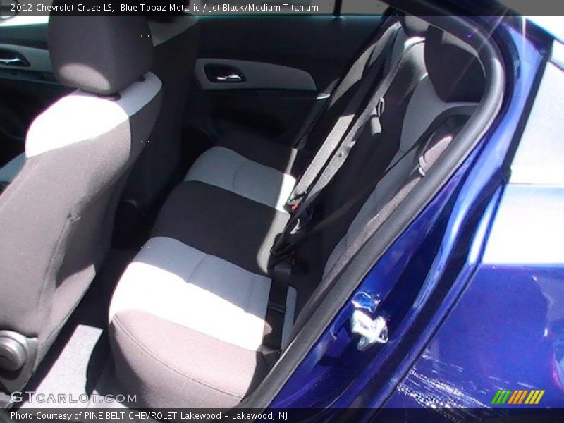 Blue Topaz Metallic / Jet Black/Medium Titanium 2012 Chevrolet Cruze LS
