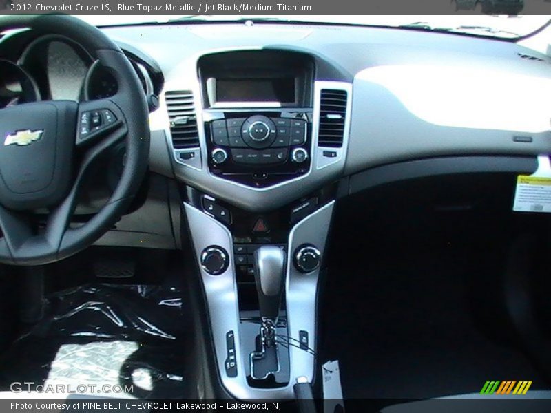 Blue Topaz Metallic / Jet Black/Medium Titanium 2012 Chevrolet Cruze LS