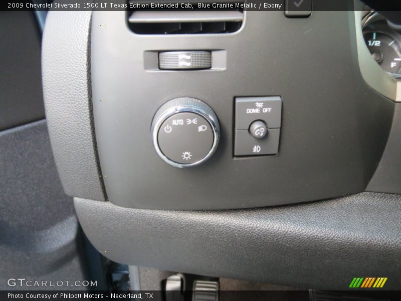 Blue Granite Metallic / Ebony 2009 Chevrolet Silverado 1500 LT Texas Edition Extended Cab