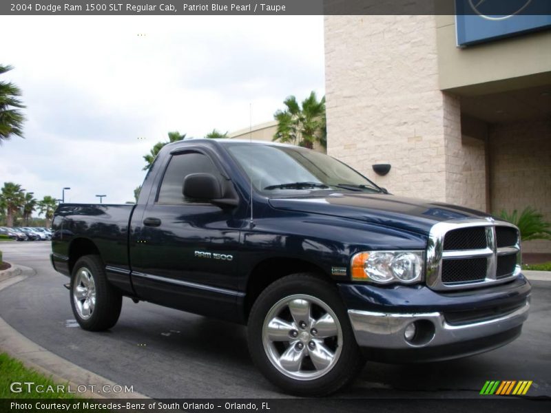Patriot Blue Pearl / Taupe 2004 Dodge Ram 1500 SLT Regular Cab