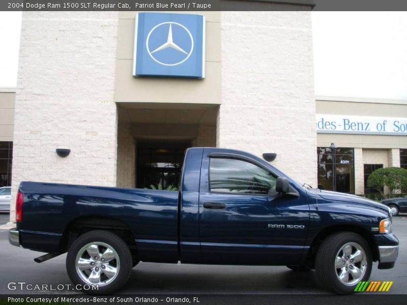 Patriot Blue Pearl / Taupe 2004 Dodge Ram 1500 SLT Regular Cab