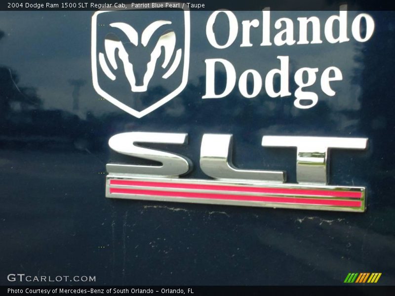 Patriot Blue Pearl / Taupe 2004 Dodge Ram 1500 SLT Regular Cab