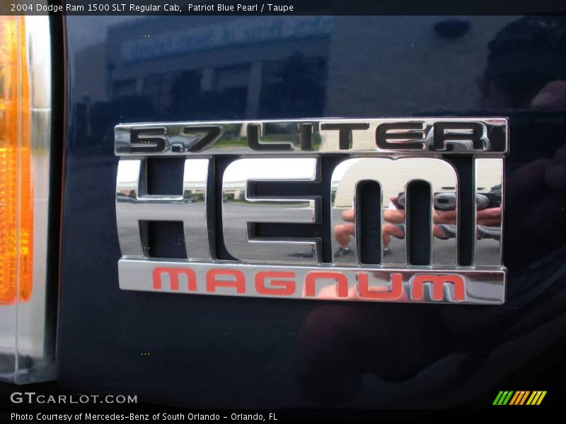 Patriot Blue Pearl / Taupe 2004 Dodge Ram 1500 SLT Regular Cab