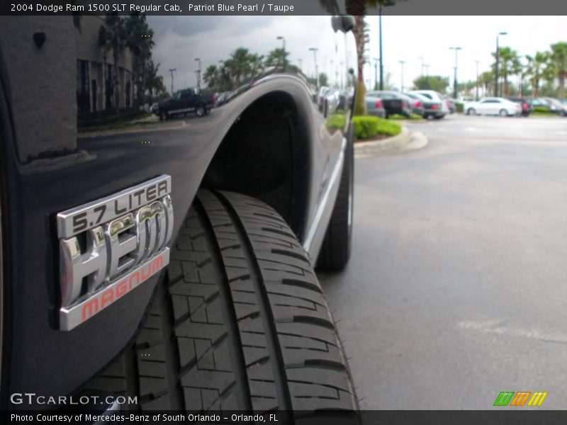 Patriot Blue Pearl / Taupe 2004 Dodge Ram 1500 SLT Regular Cab