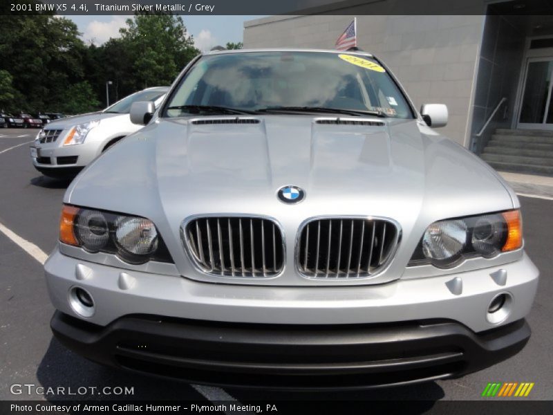 Titanium Silver Metallic / Grey 2001 BMW X5 4.4i