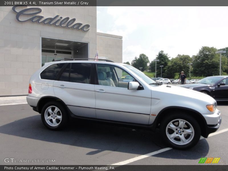 Titanium Silver Metallic / Grey 2001 BMW X5 4.4i