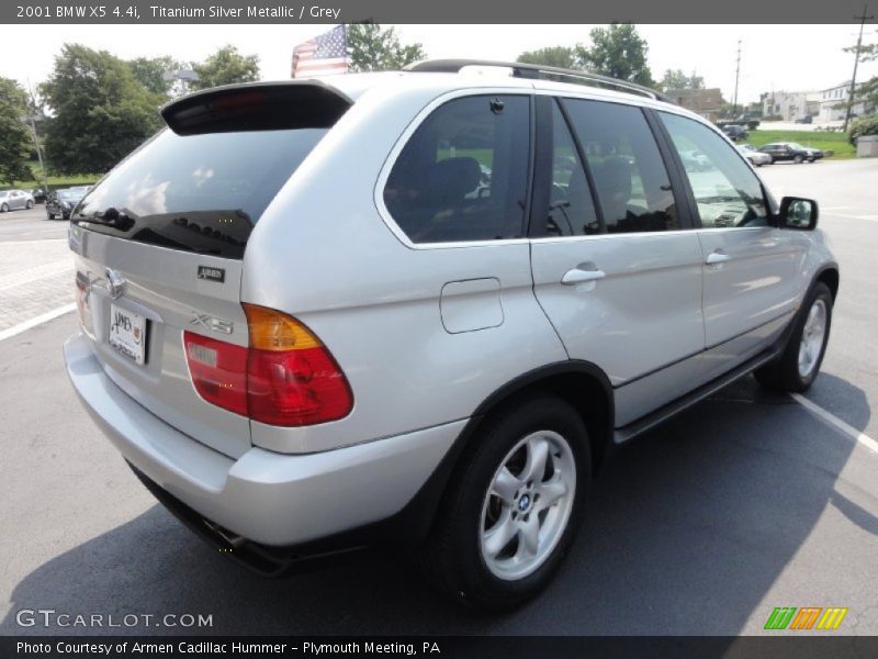 Titanium Silver Metallic / Grey 2001 BMW X5 4.4i