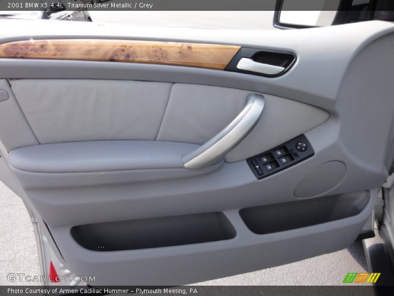 Titanium Silver Metallic / Grey 2001 BMW X5 4.4i
