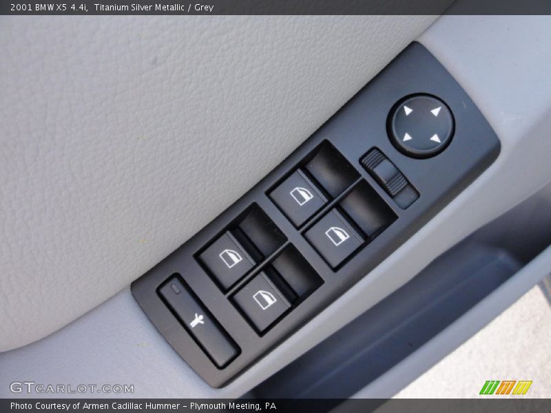 Titanium Silver Metallic / Grey 2001 BMW X5 4.4i