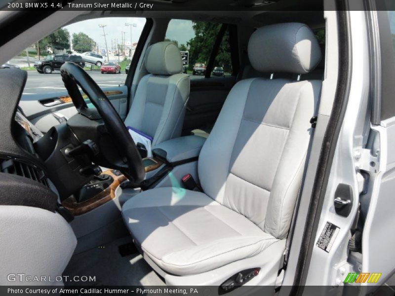 Titanium Silver Metallic / Grey 2001 BMW X5 4.4i