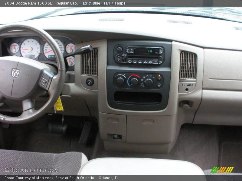 Patriot Blue Pearl / Taupe 2004 Dodge Ram 1500 SLT Regular Cab