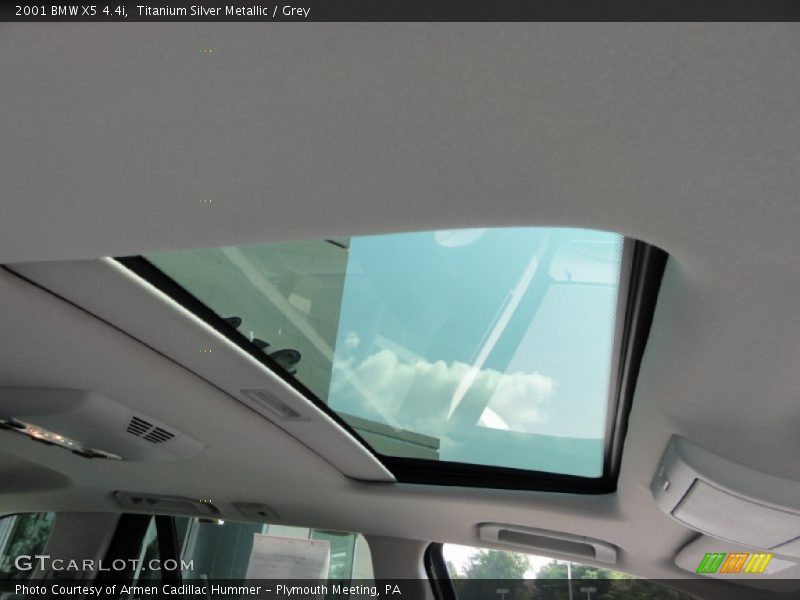 Titanium Silver Metallic / Grey 2001 BMW X5 4.4i