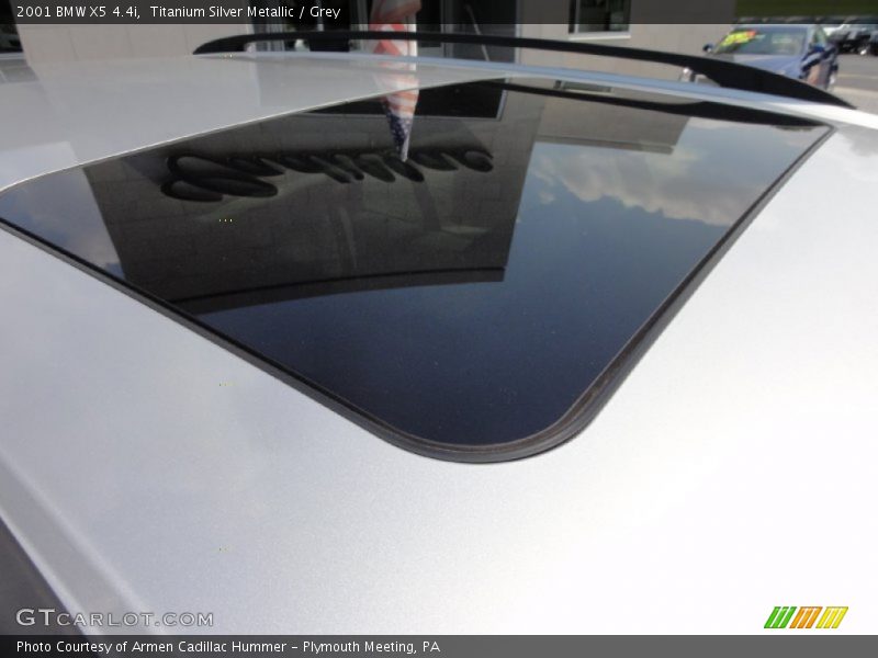 Titanium Silver Metallic / Grey 2001 BMW X5 4.4i