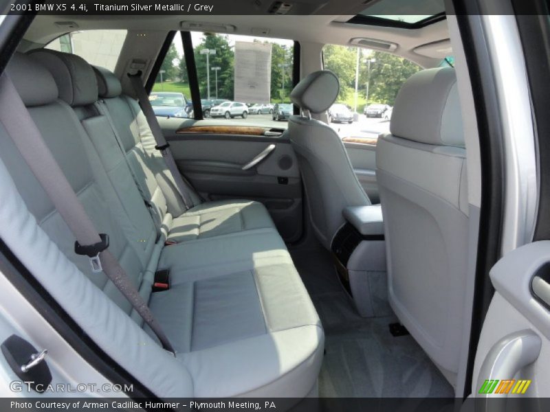 Titanium Silver Metallic / Grey 2001 BMW X5 4.4i