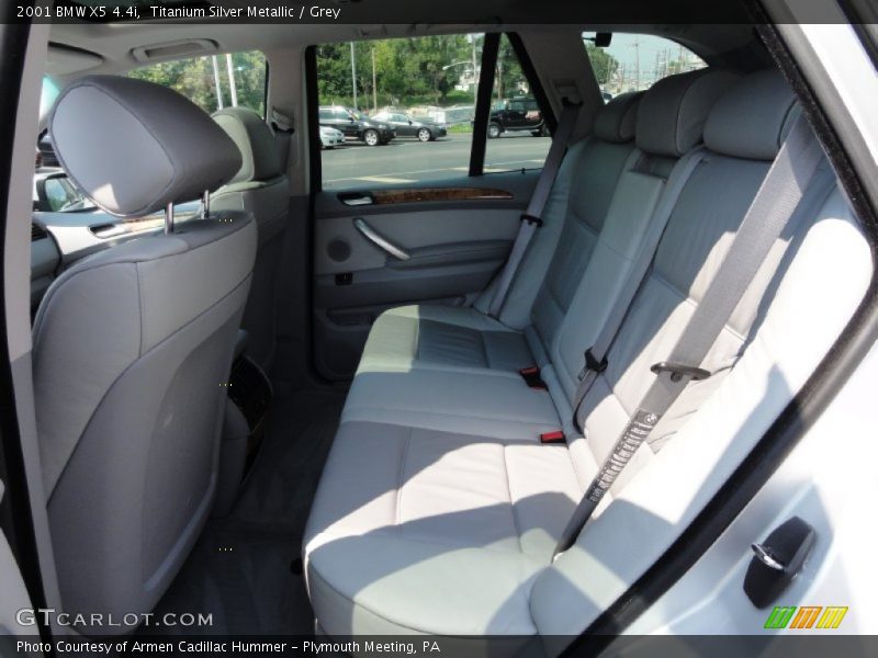 Titanium Silver Metallic / Grey 2001 BMW X5 4.4i