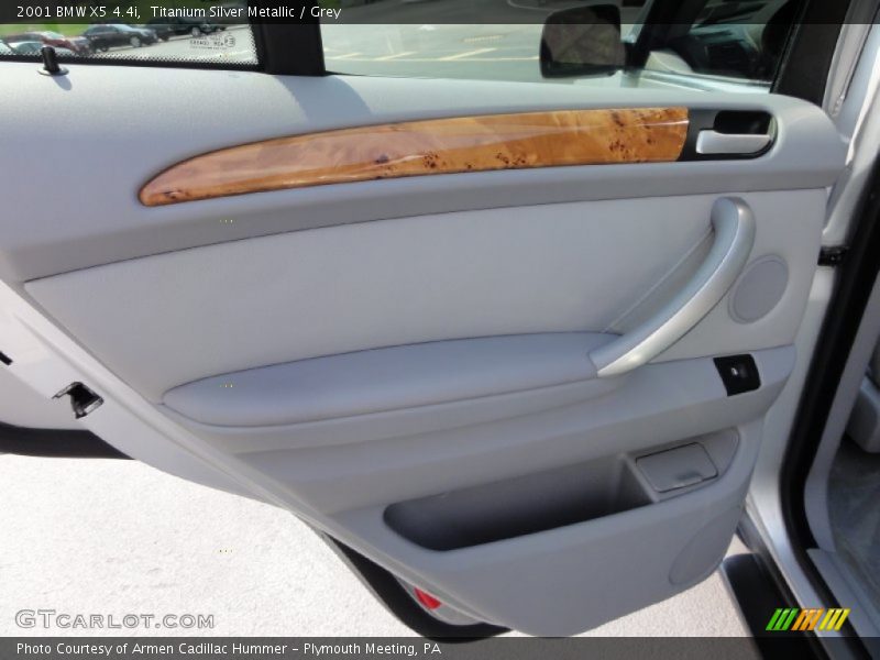 Titanium Silver Metallic / Grey 2001 BMW X5 4.4i