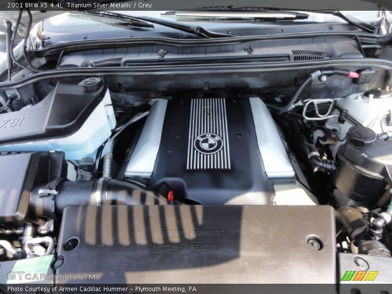 Titanium Silver Metallic / Grey 2001 BMW X5 4.4i