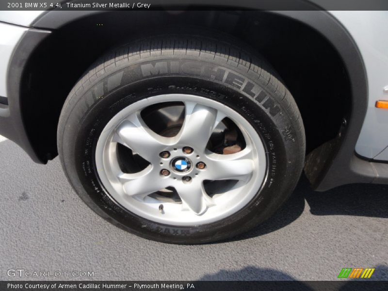 Titanium Silver Metallic / Grey 2001 BMW X5 4.4i