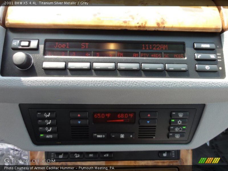 Titanium Silver Metallic / Grey 2001 BMW X5 4.4i