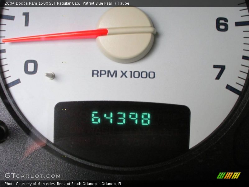 Patriot Blue Pearl / Taupe 2004 Dodge Ram 1500 SLT Regular Cab