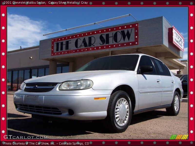 Galaxy Silver Metallic / Gray 2001 Chevrolet Malibu Sedan