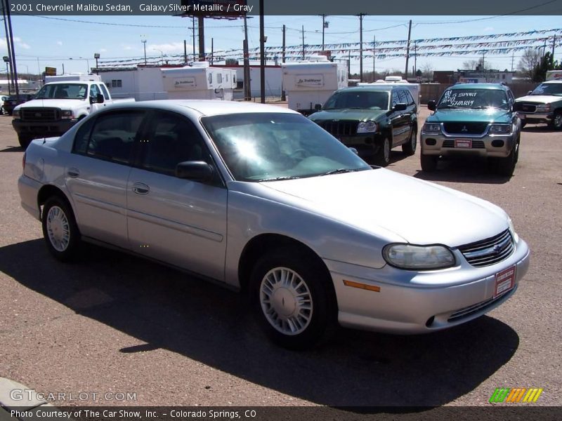 Galaxy Silver Metallic / Gray 2001 Chevrolet Malibu Sedan
