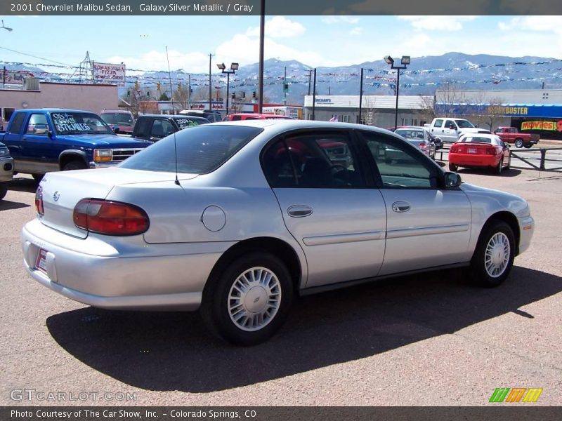 Galaxy Silver Metallic / Gray 2001 Chevrolet Malibu Sedan