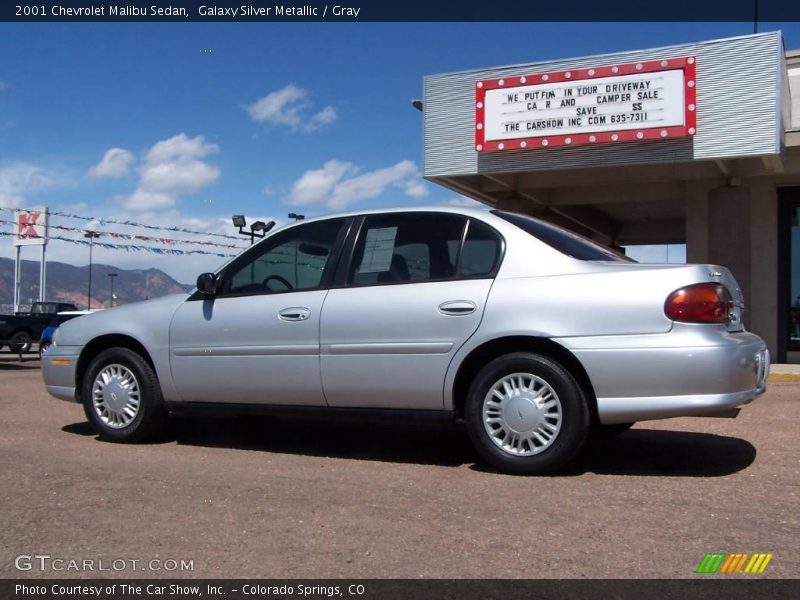 Galaxy Silver Metallic / Gray 2001 Chevrolet Malibu Sedan
