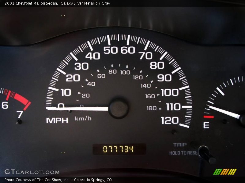 Galaxy Silver Metallic / Gray 2001 Chevrolet Malibu Sedan