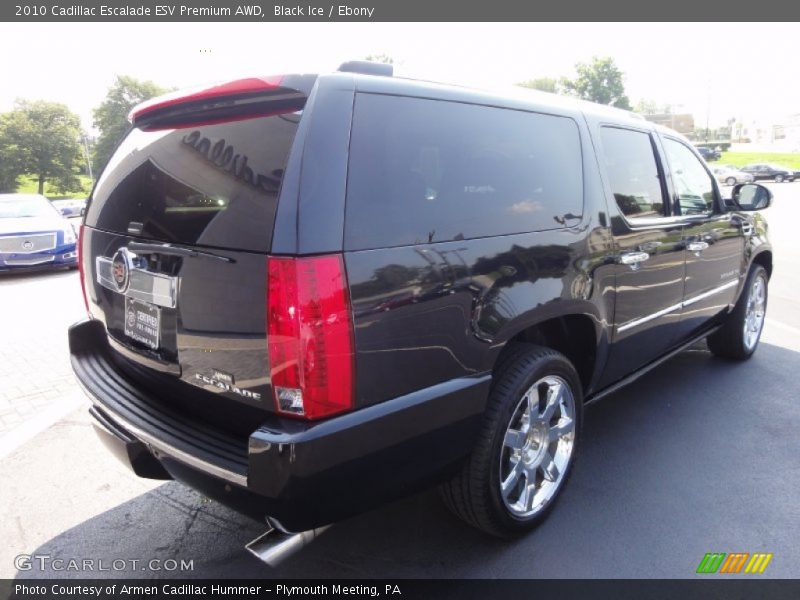 Black Ice / Ebony 2010 Cadillac Escalade ESV Premium AWD